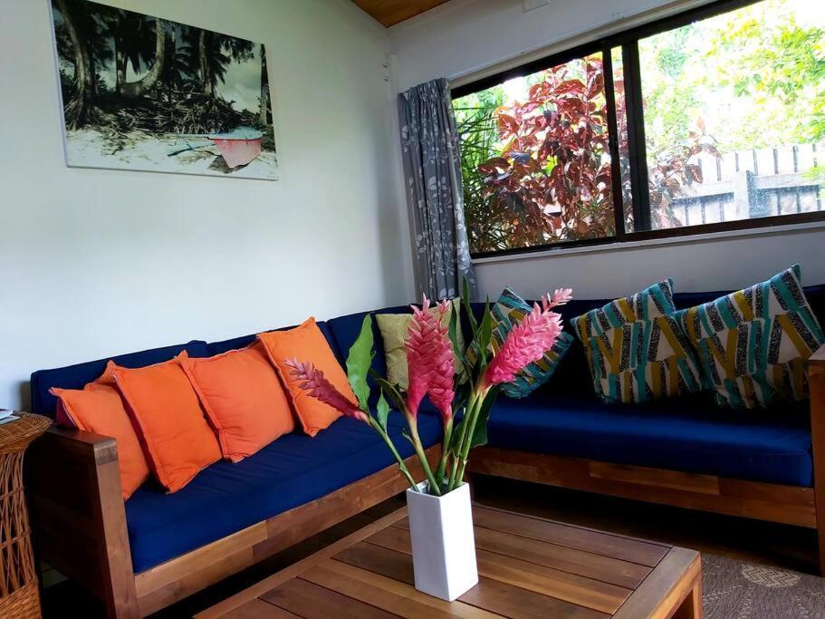 Muri Lagoon Lodge Titikaveka Buitenkant foto