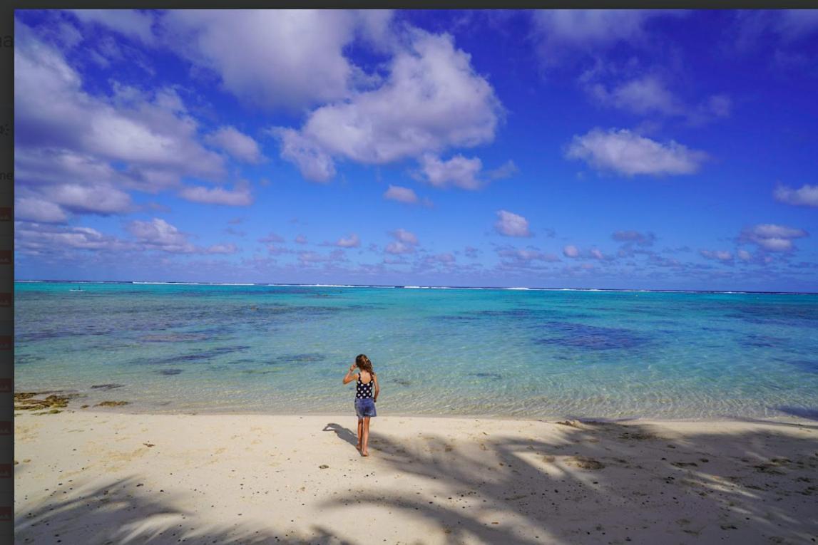 Muri Lagoon Lodge Titikaveka Buitenkant foto